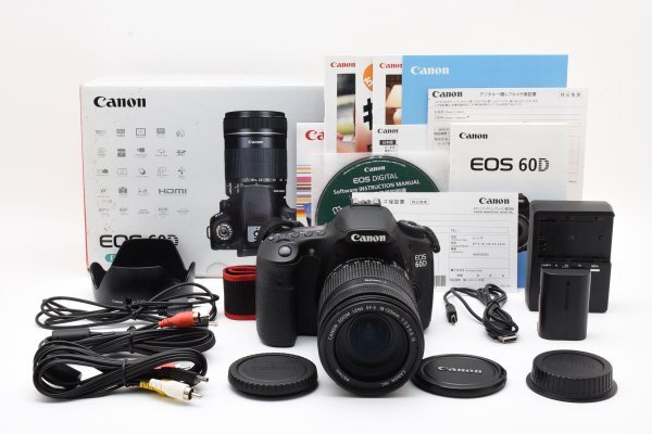 ★極上品★ キャノン CANON EOS 60D EF-S 18-135mm IS レンズキット A04 ★電池 充電器 元箱 取説 その他付属品多数★ #2314 #4260 #A82