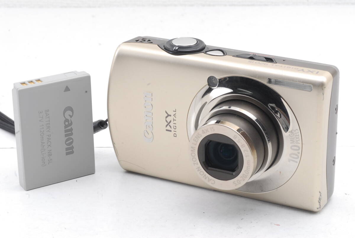 ★美品★ Canon IXY 920 IS コンパクトデジタルカメラ キヤノン 完動 キレイ ◆757