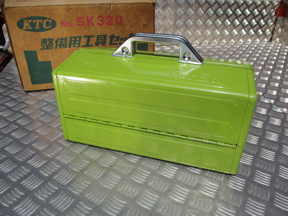 超希少！ 当時 未使用 【KTC 工具セット 防寒着付き】9.5 京都機械工具 工具箱