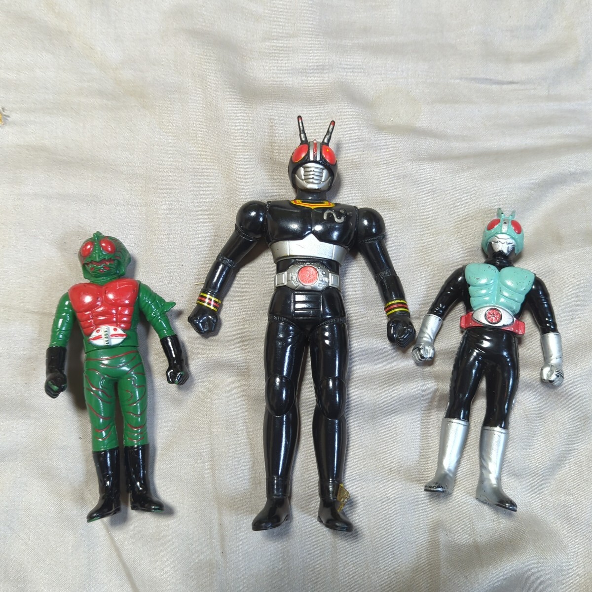 仮面ライダー3体 フィギュア日本製