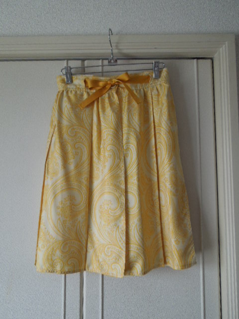 ETRO Ladies Paisley Pleated Silk Skirt Made In Italy Unused Size40 New Without Tags エトロ スカート ペイズリー 100% シルク