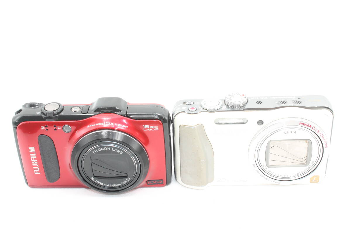 20250614KNA-09※FUJIFILM FinePix F600EXR レッド※パナソニック TZ30 光学20倍 ホワイト 