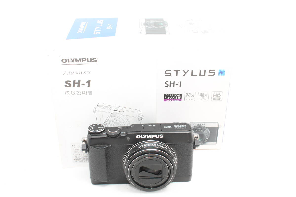 【20250705KNB-18】OLYMPUS デジタルカメラ STYLUS SH-1 ブラック 