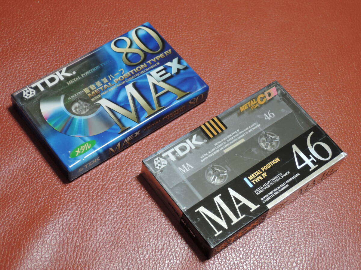 ♪TDK MA46 METALforCD & TDK MA-EX80 振動低減ハーフ♪計2本♪送料込み