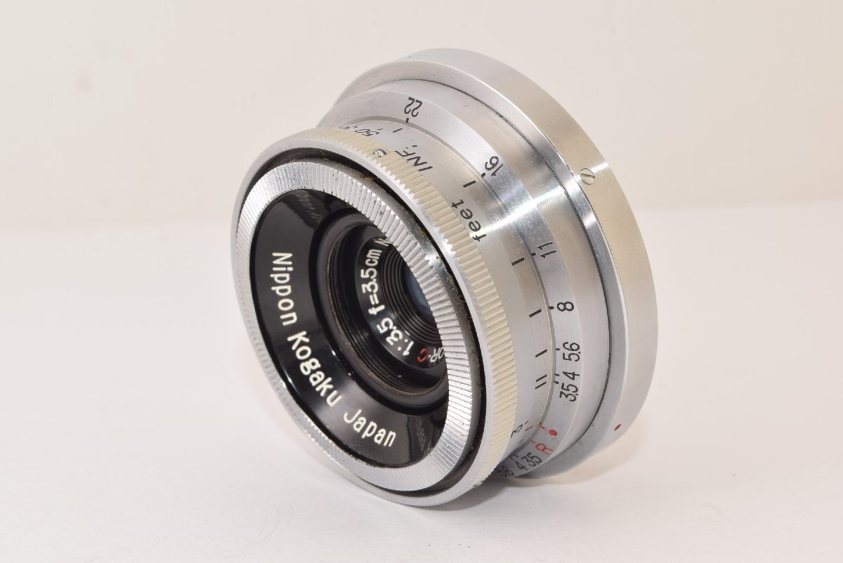 ★美品★ Nikon ニコン W-NIKKOR・C 3.5cm 35mm F3.5 Sマウント 2507035