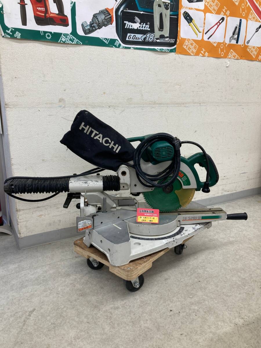 【店舗受け渡し限定】【中古品】★日立工機 216㎜卓上スライド丸のこ C8FSB　ITZGUZ6Q7JTC