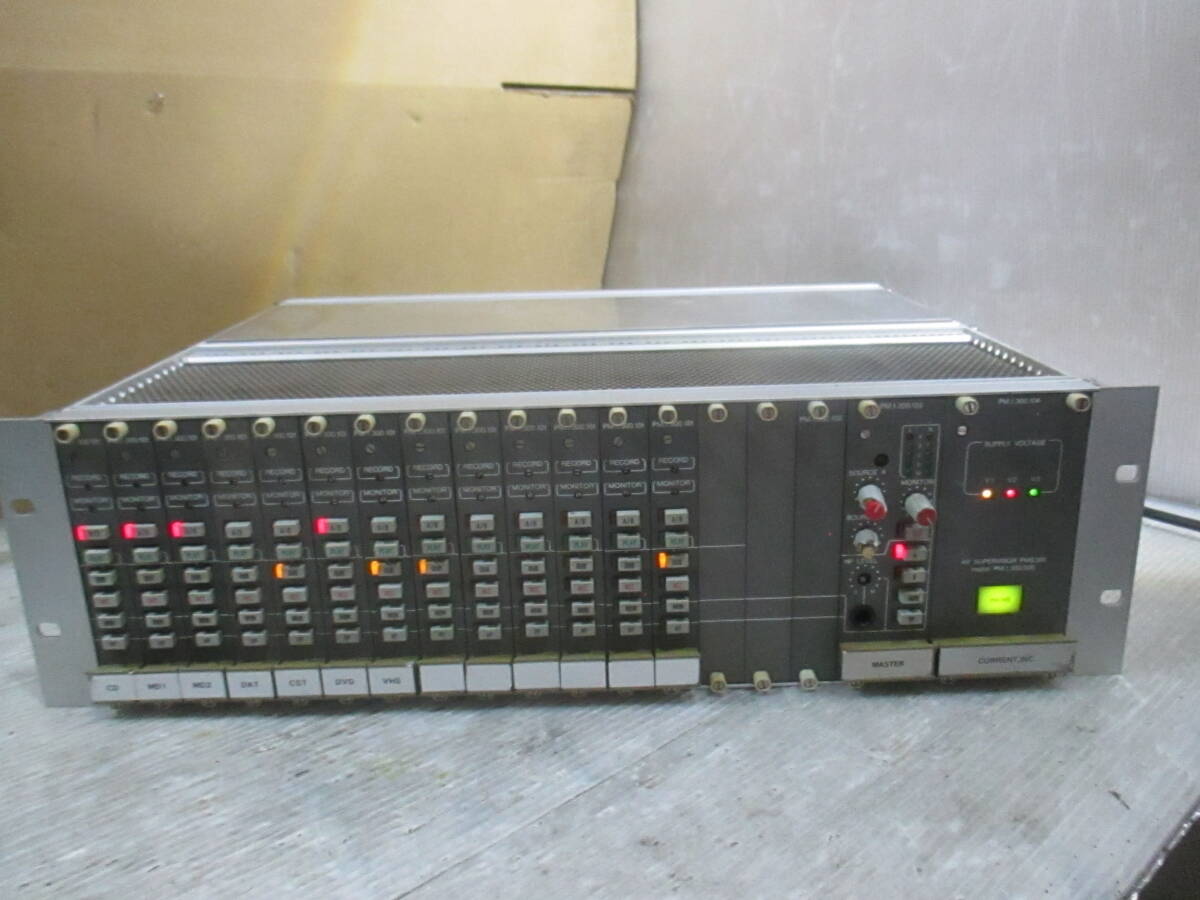 「F1-2/A70702-2」★CURRENT AVアンプ AV Supervisor PMS300 Model:PM.1.300.000 PM.1.300.104★ジャンク