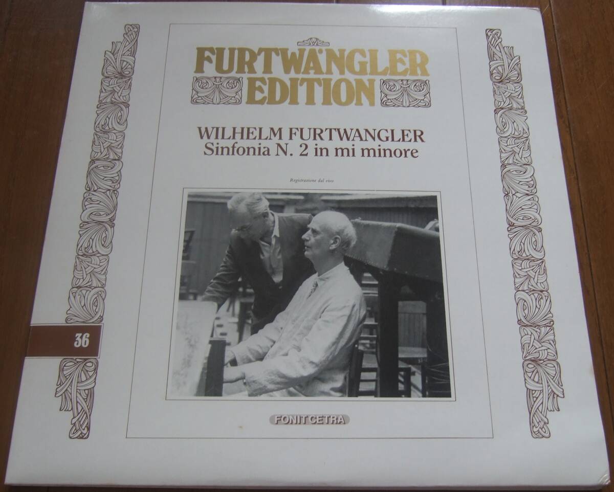 2LP フルトヴェングラー指揮 フルトヴェングラー 交響曲第２番 伊FONIT CETRA盤 FE36 FE-36 1952.12.16