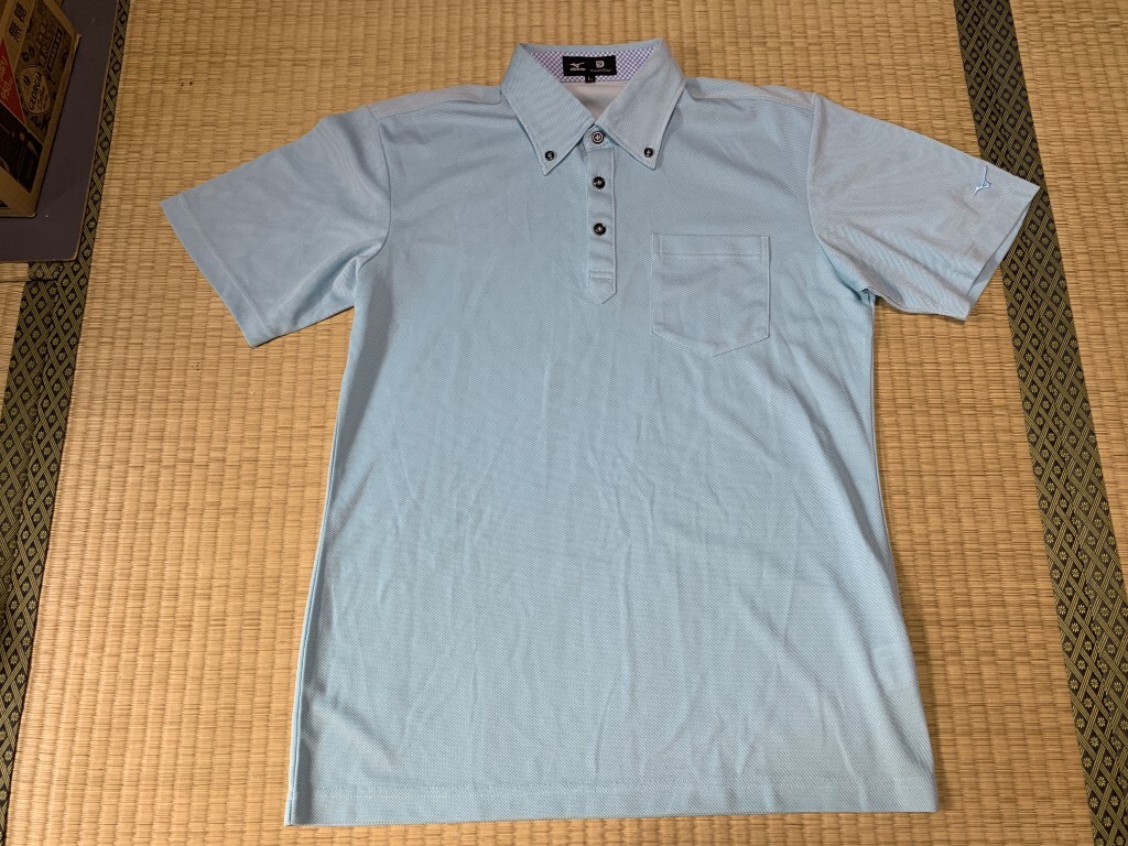 Mizuno/ミズノ アイスタッチ ポロシャツ ボタンダウンシャツ L
