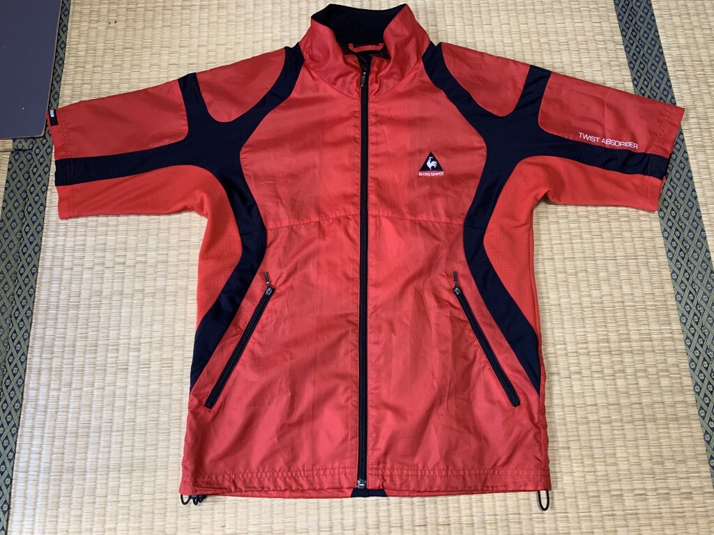 lecoqsportif/ルコック ゴルフ 半袖ジップブルゾン M