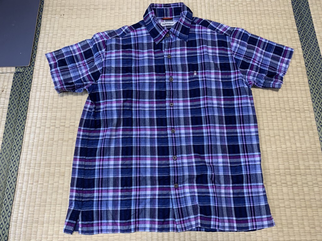 Hush Puppies/ハッシュパピー 半袖ボタンシャツ サイズM
