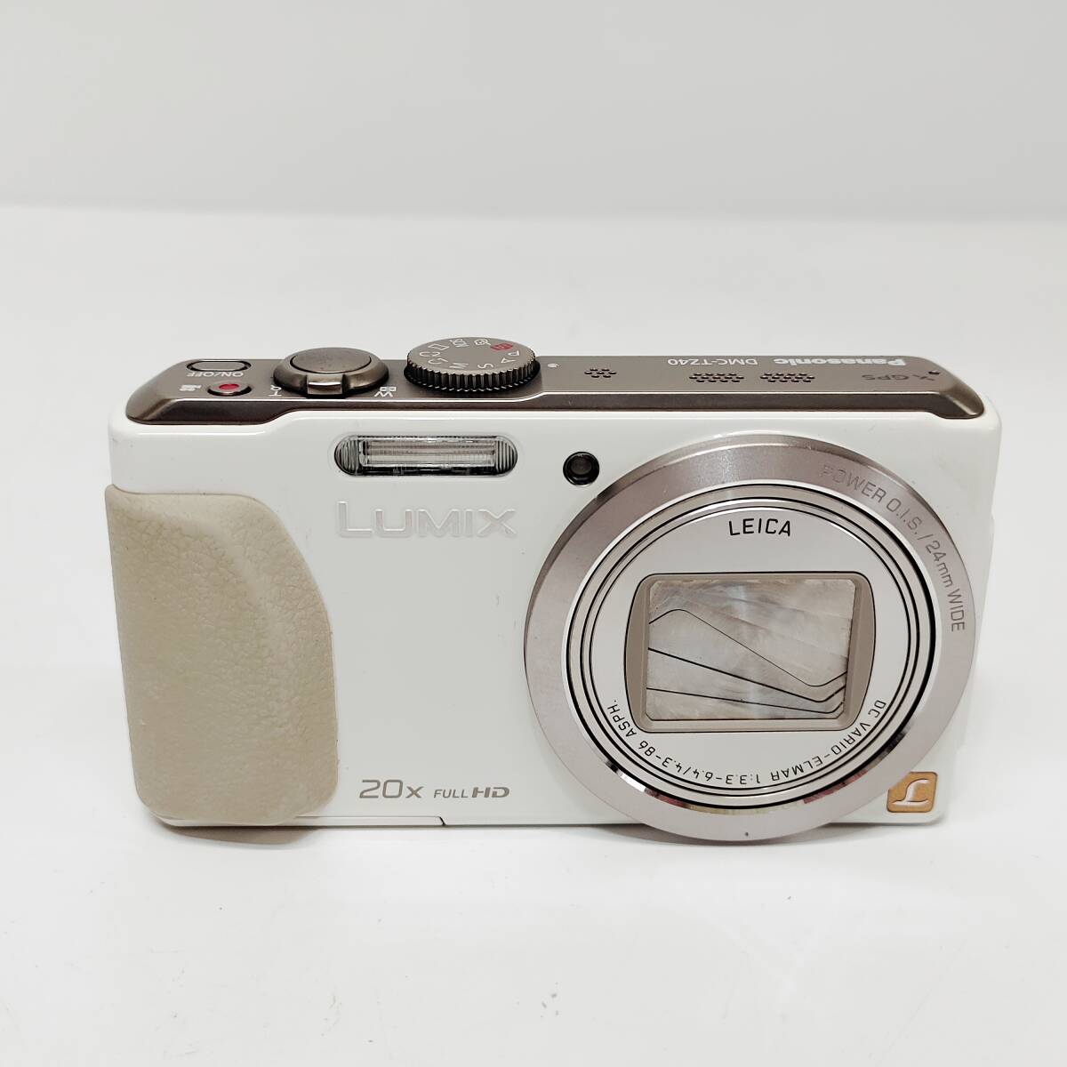 ●パナソニック DMC-TZ40 コンパクトデジタルカメラ Panasonic ホワイト 日本製 LUMIX 20× FULL HD ルミックス デジカメ S4415
