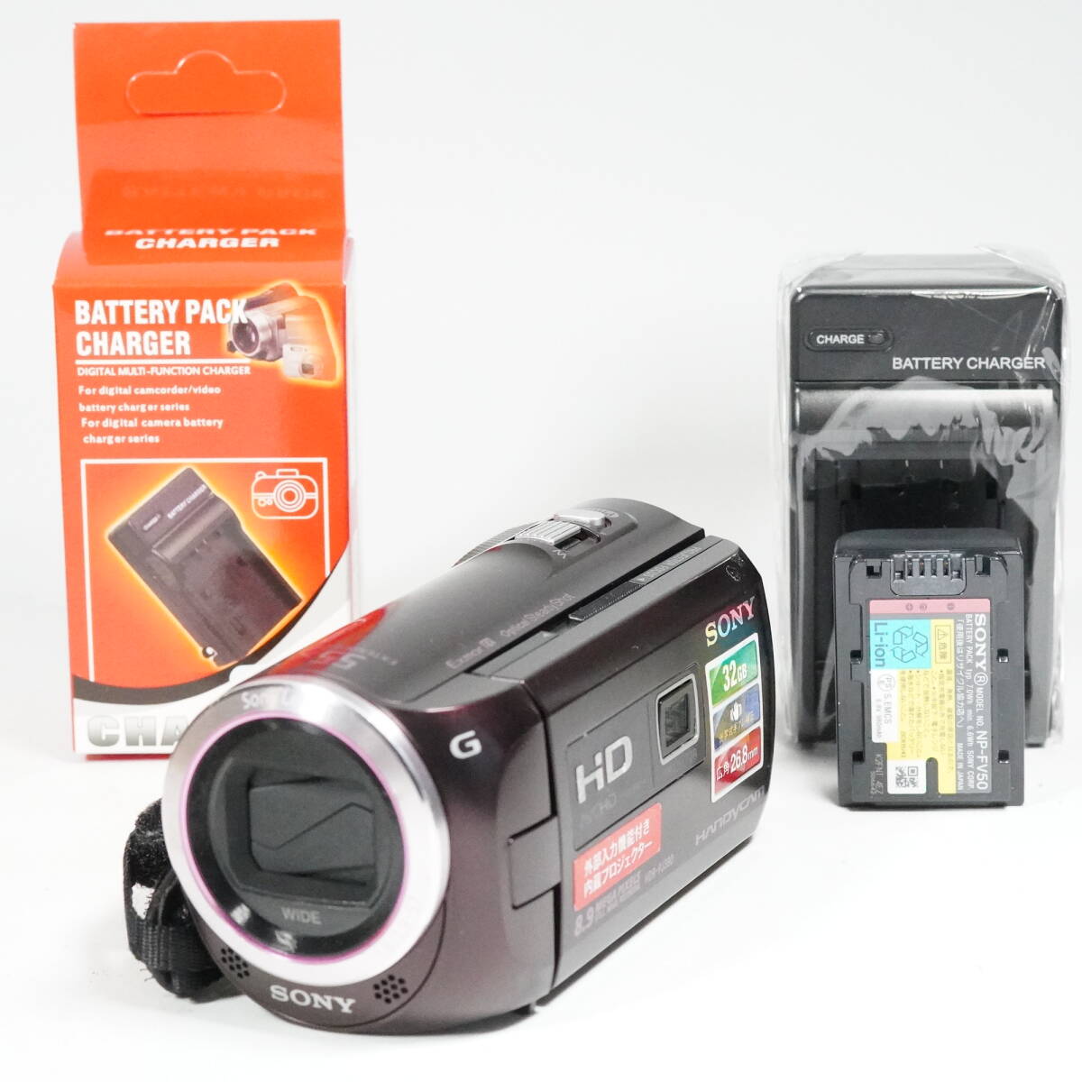 SONY ソニー HDR-PJ390 ブラウン 動作OK 返金保証 /2028