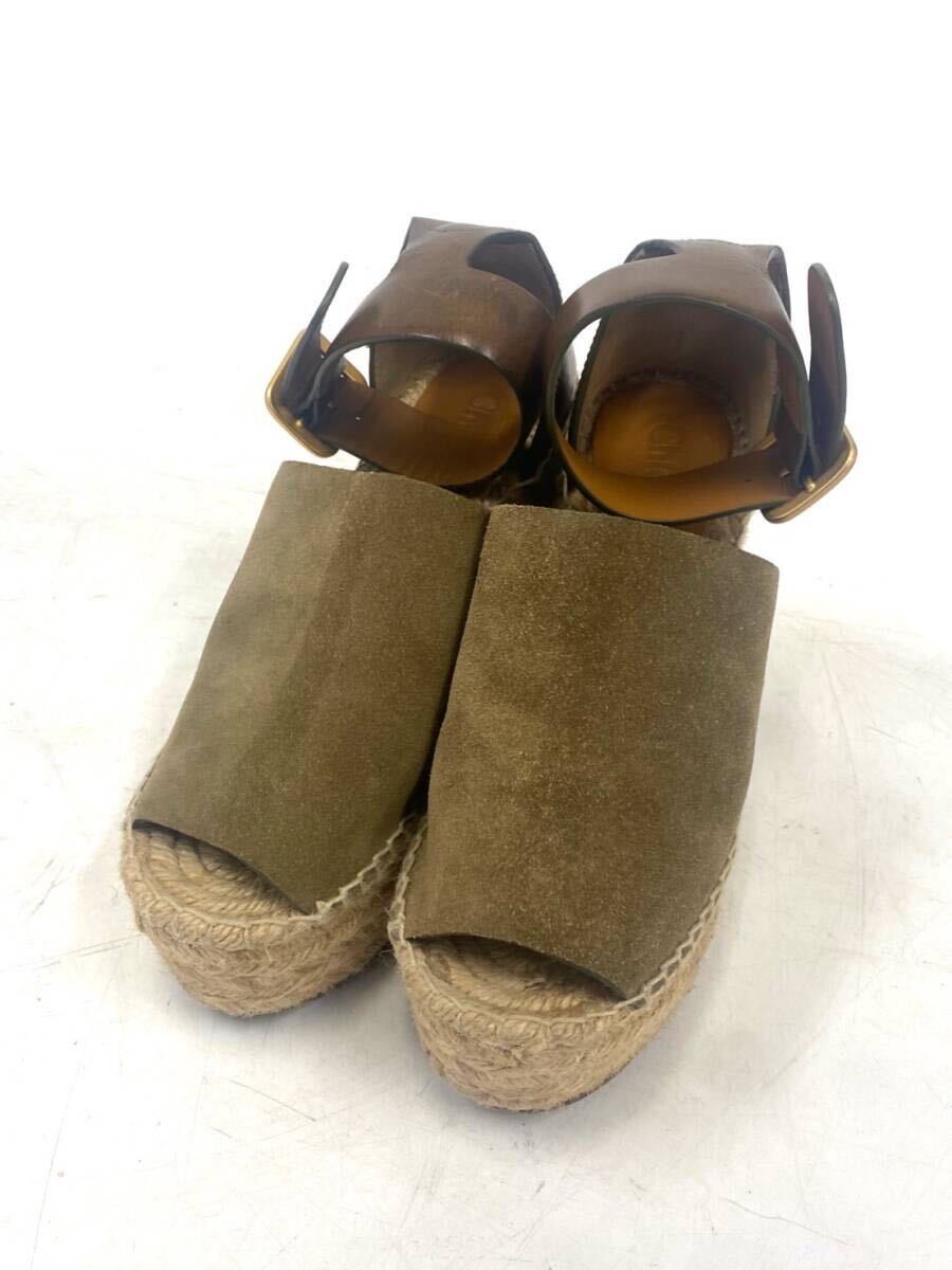 Chloe クロエ ウェッジソール パンプス ヒールサンダル ストラップサンダル レディース サイズ 35 mt060204