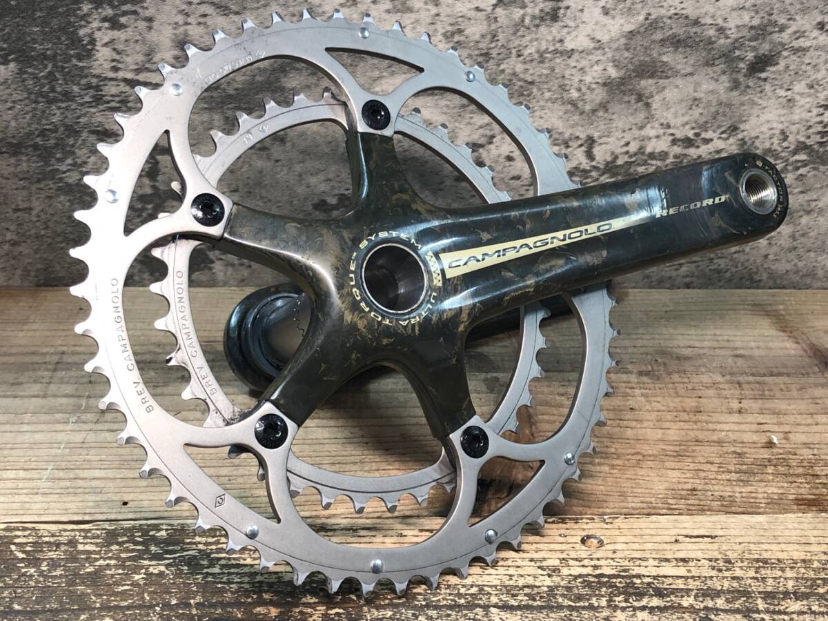JB895 カンパニョーロ CAMPAGNOLO レコード RECORD FC7-RE293C ULTRATORQUESYSTEM カーボン クランク 172.5mm 53/39T 5H