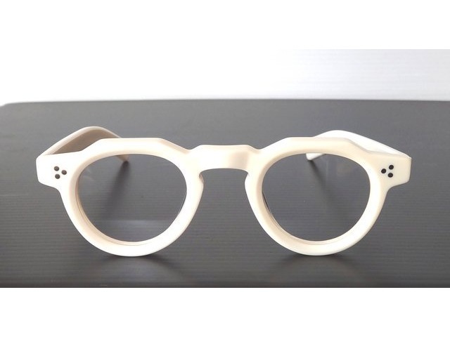 Classic Studie クラシック スタディ ホワイト 白 肉厚アセテートフレーム 01