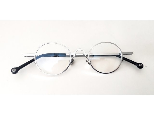 Titanium Round Crafter シルバー チタン 丸メガネ 02