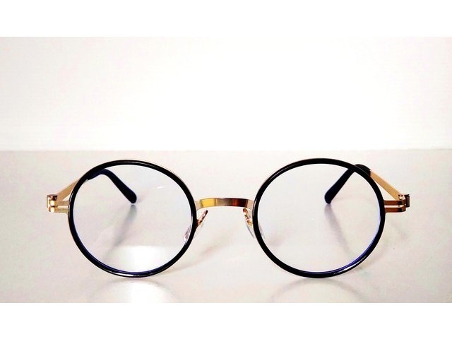 Round Air ラウンド エアー ゴールド 丸メガネ 02