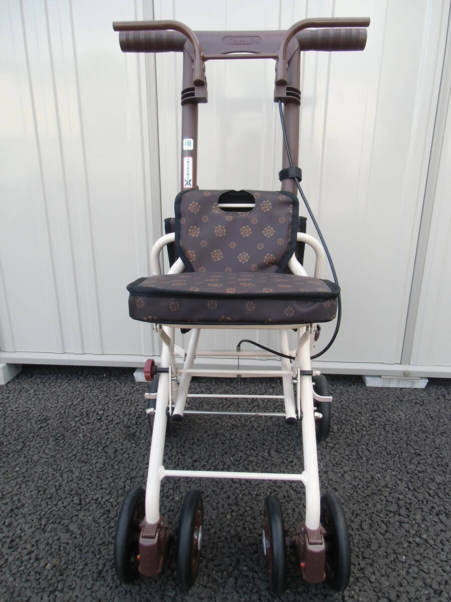 Tacaof シルバーカー コンパクトタイプ シプール SICP02（ブラウン）