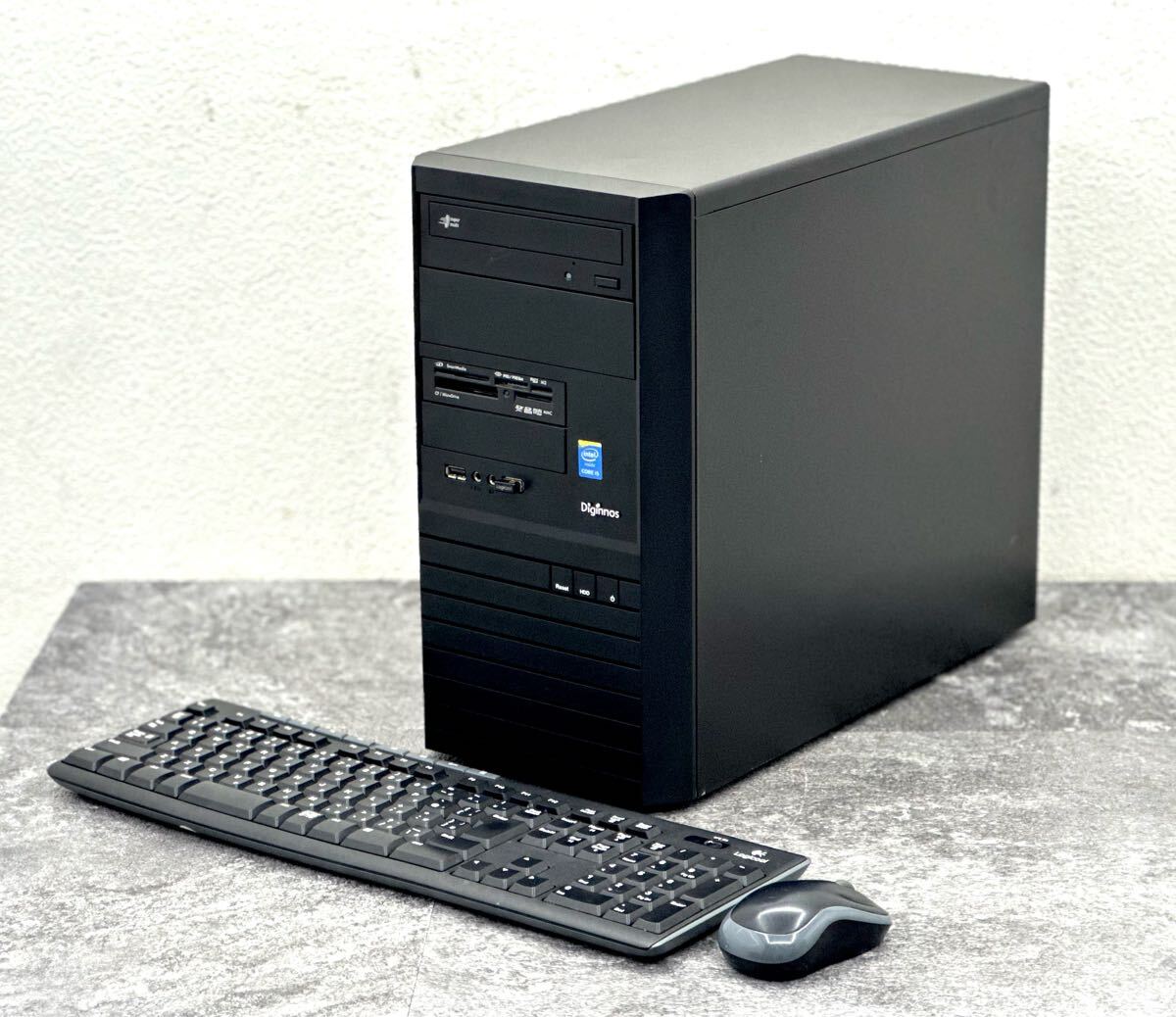 Dignnos ディグノス デスクトップパソコン デスクトップPC LOGICOOL ロジクール キーボード K270 マウス■兵庫県姫路市から b4 25-3017