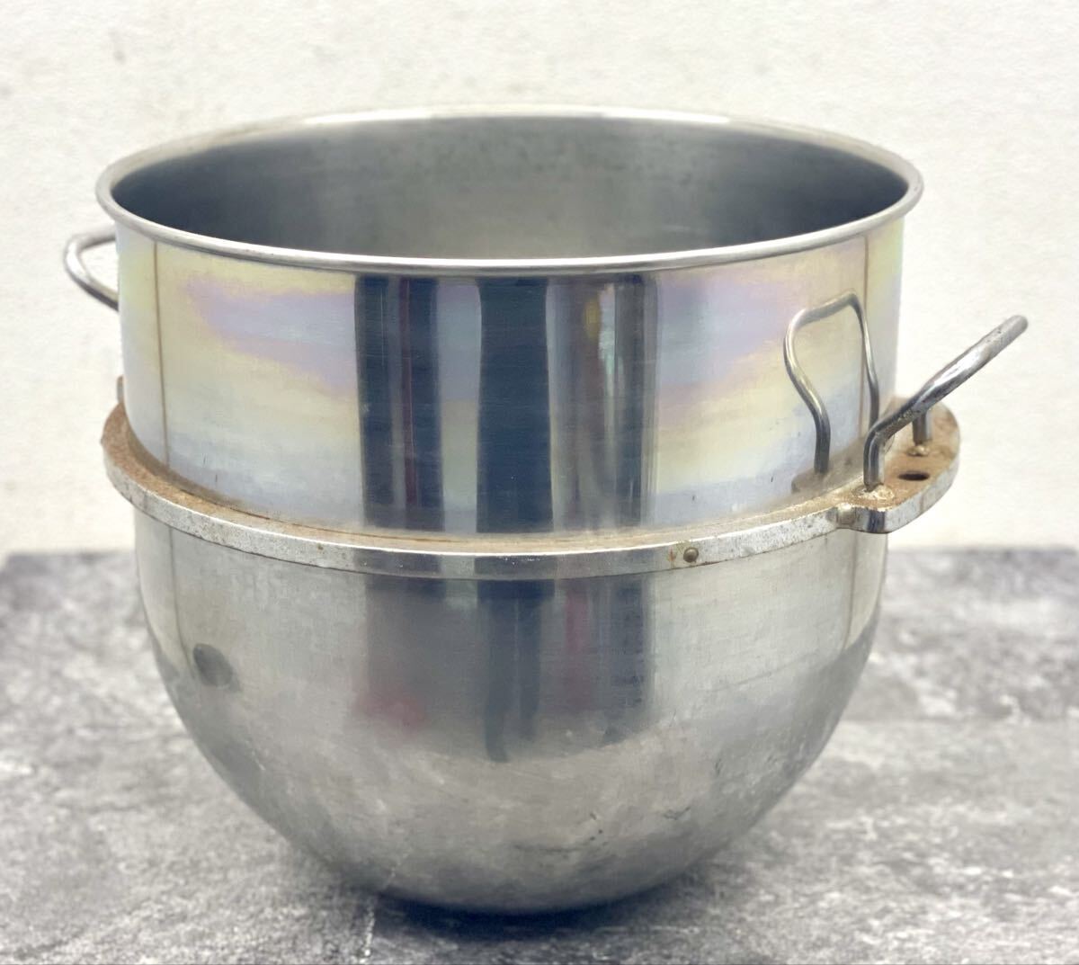 カントーミキサー 業務用 大型 ミキサーボウル ステンレス ボウル ボール 調理具 調理器具 厨房 直径約38cm■兵庫県姫路市から 25-3394