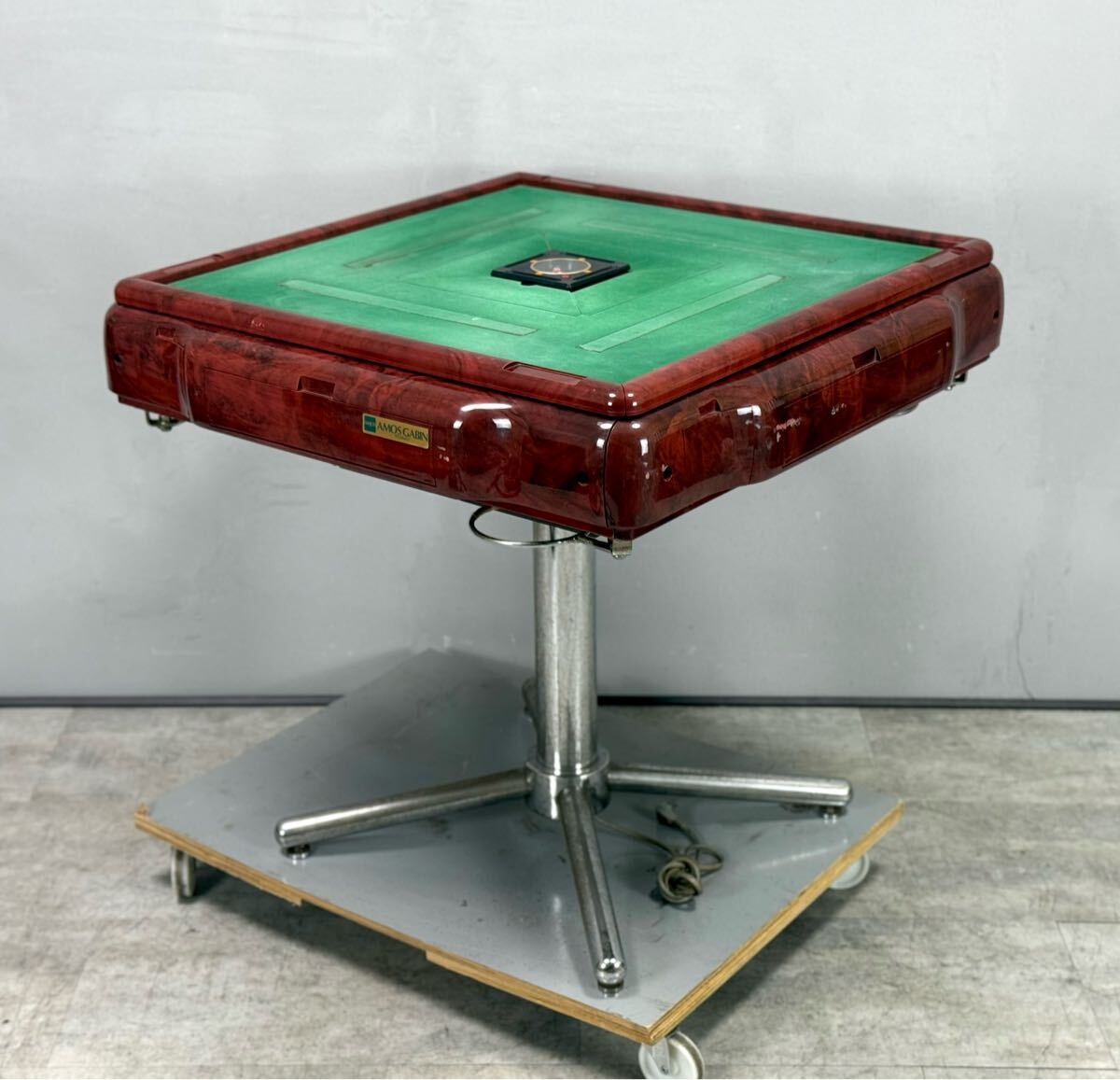 ジャンク■AMOS アモス ギャバン 全自動麻雀卓 大洋化学 発送可能 麻雀 マージャン 雀卓■兵庫県姫路市から A25-194