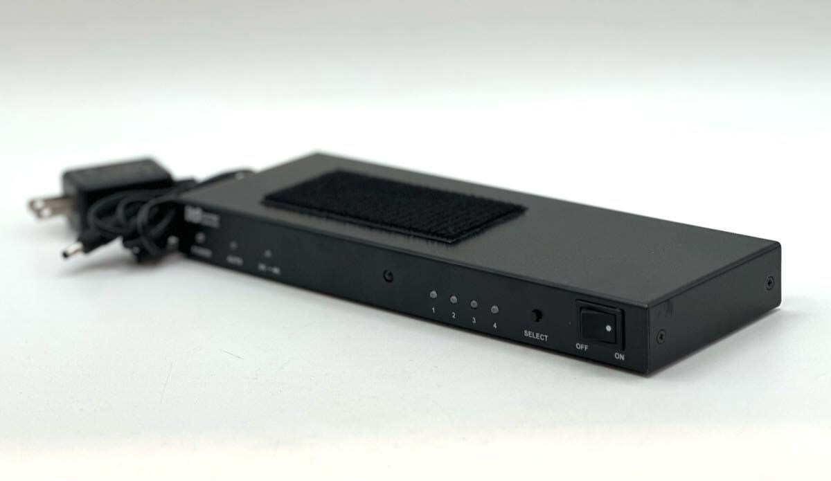 通電OK■RATOC ラトックシステム REX-HDSW41-4K 4K60Hz/HDCP2.2対応 4入力1出力 HDMI切替器■兵庫県姫路市から a2 25-3037