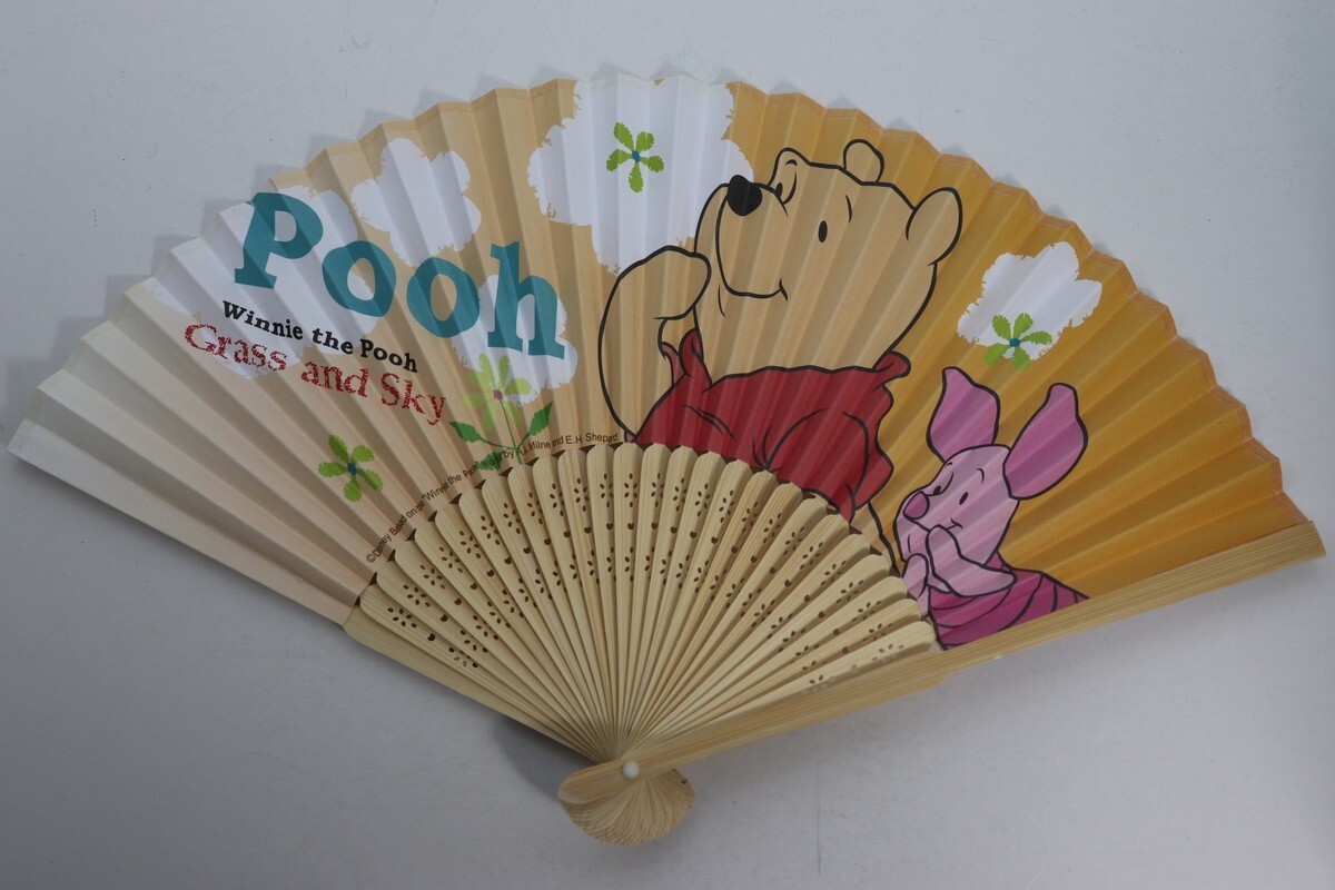 ■扇子■ディズニー■プーさん■未使用■