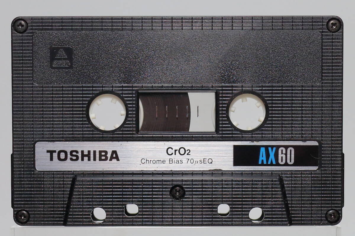 【中古】 東芝 カセットテープ AX60 / クロームポジション / 再生音確認済　消去済