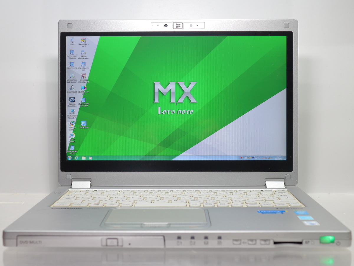 Panasonic Let’s note MX3 CF-MX3SEGJR/Core i5-4200U/4GBメモリ/SSD128GB/DVD/12.5型フルHDタッチパネル/Windows7 リカバリ領域有 #0718