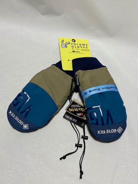 ☆Sale/新品/正規品/特価・VOLUME GLOVES | KAMIKAZE MITTE | Color : STONE x B-GREEN x SLATE | Size：S | ボリュームグラブス
