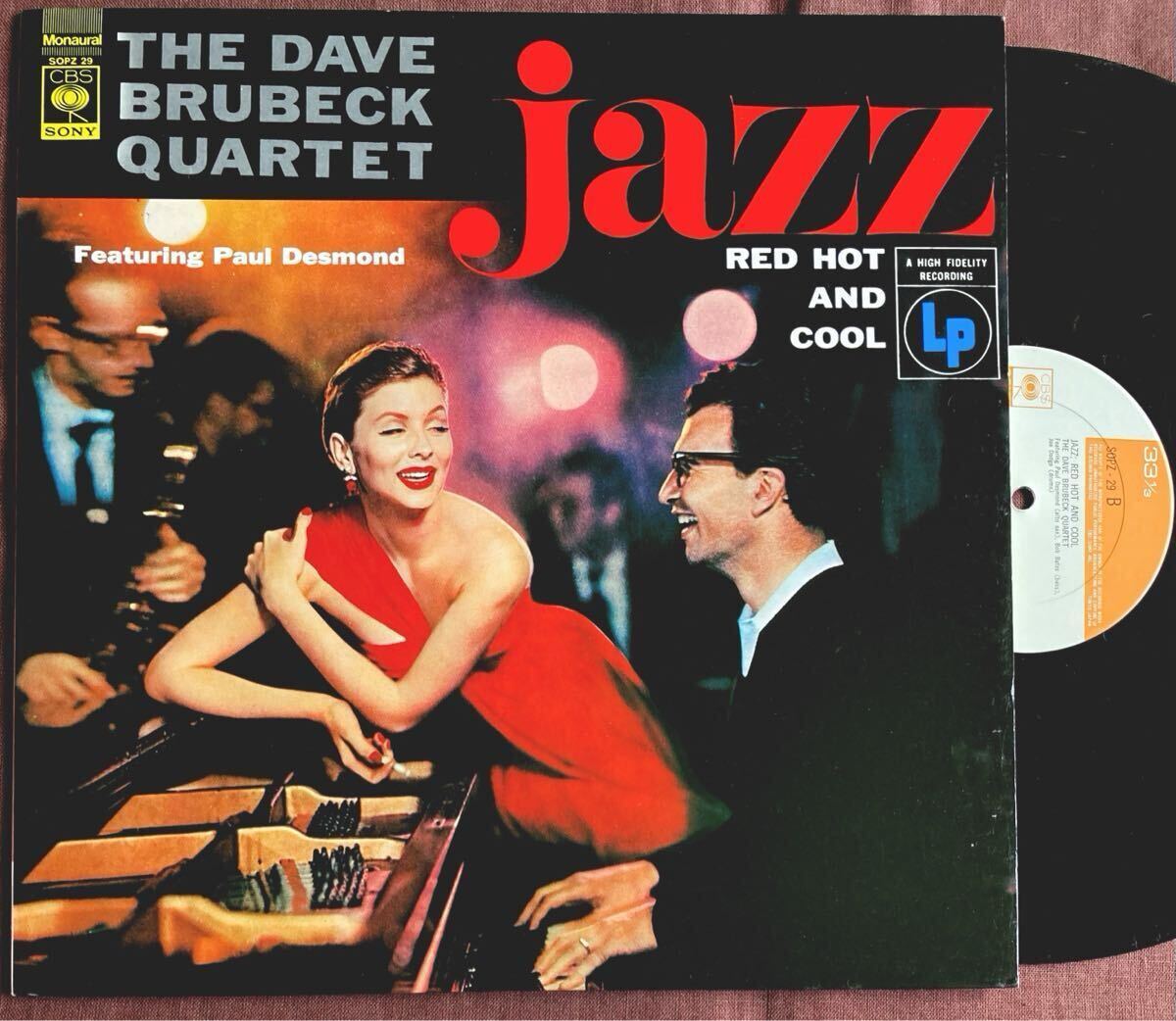 デイヴ・ブルーベック/ポール・デスモンド/ベイズン・ストリート・クラブ・ライヴ/DAVE BRUBECK/美女ジャケ/ジャズ・ピアノ名手/1954年