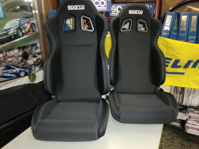SPARCO JAPAN スパルコ R100J リクライングバケットシート 2脚セット 黒/黒 国内正規品＆メーカー直送
