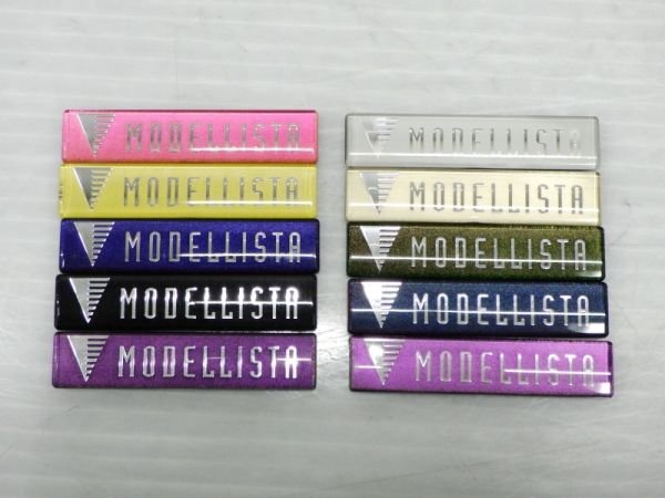 K02172 モデリスタ スポイラーエンブレム 塗装 加工品 10点セット MODELLISTA TOYOTA