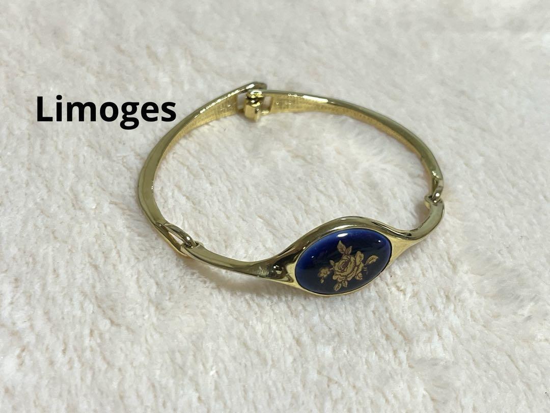 リモージュ Limoges フランス製 ヴィンテージ バングル ブレスレット