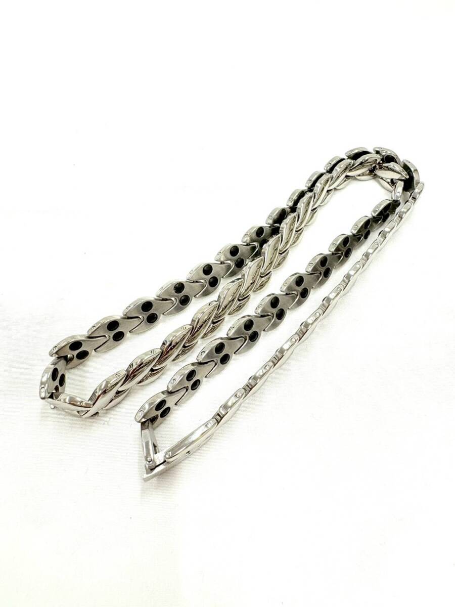 H2005*0.5　SANHERUMES　STANLESS STEEL　シルバー　ネックレス　アクセサリー