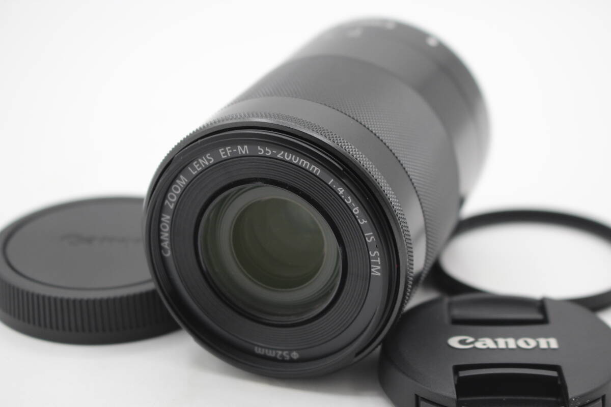 新品級◆Canon キャノン EF-M 55-200mm F4.5-6.3 IS STM◆1019-1205