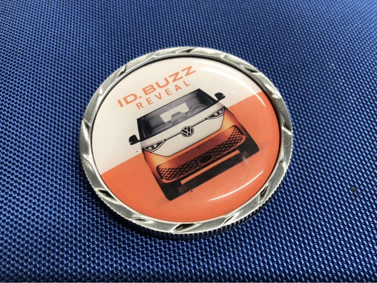 VW ID.BUZZ 公開記念 メダル 空冷 フォルクスワーゲン バス タイプ2 TYPE2 USA カリフォルニア USDM 電気自動車 非売品 ヤナセ 販促品 レア