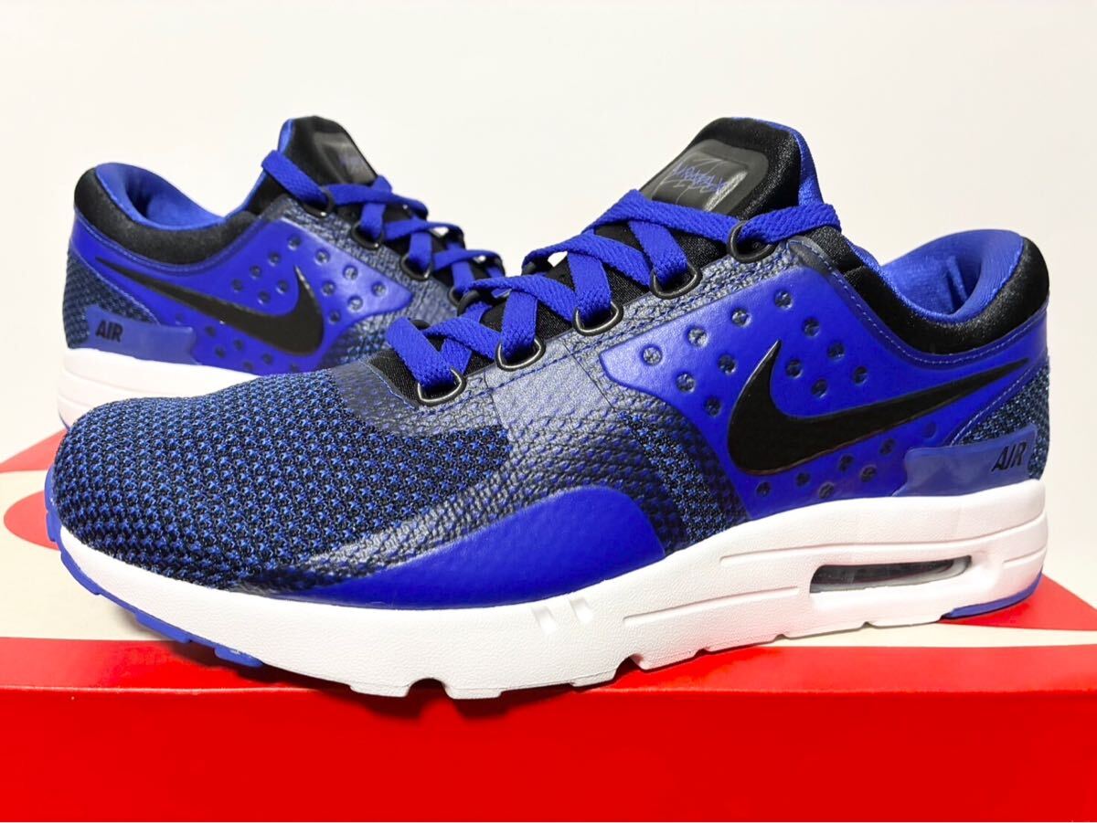 2016 国内新品 NIKE AIR MAX ZERO ESSENTIAL BLACK BLUE ナイキ エア マックス ゼロ エッセンシャル ブラック ブルー 29cm US11 876070-001