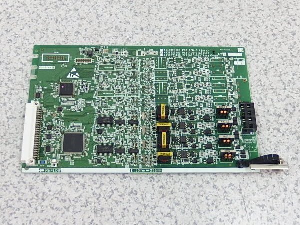 ■β Saxa/サクサ 18年製 PCB 4CO-01A：4アナログ局線ユニット基板 領収書可 【0716-05】