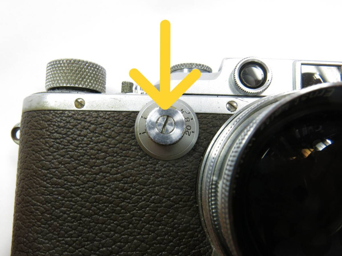 ライカ Leica 3,3a,3b型 スローダイアル中央ネジ パーツ 修理交換用部品 (15)