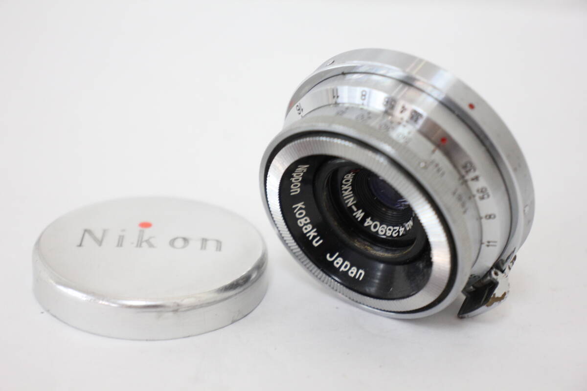 【返品保証】 ニコン Nikon W-Nikkor C 3.5cm F3.5 Sマウントレンズ M7480