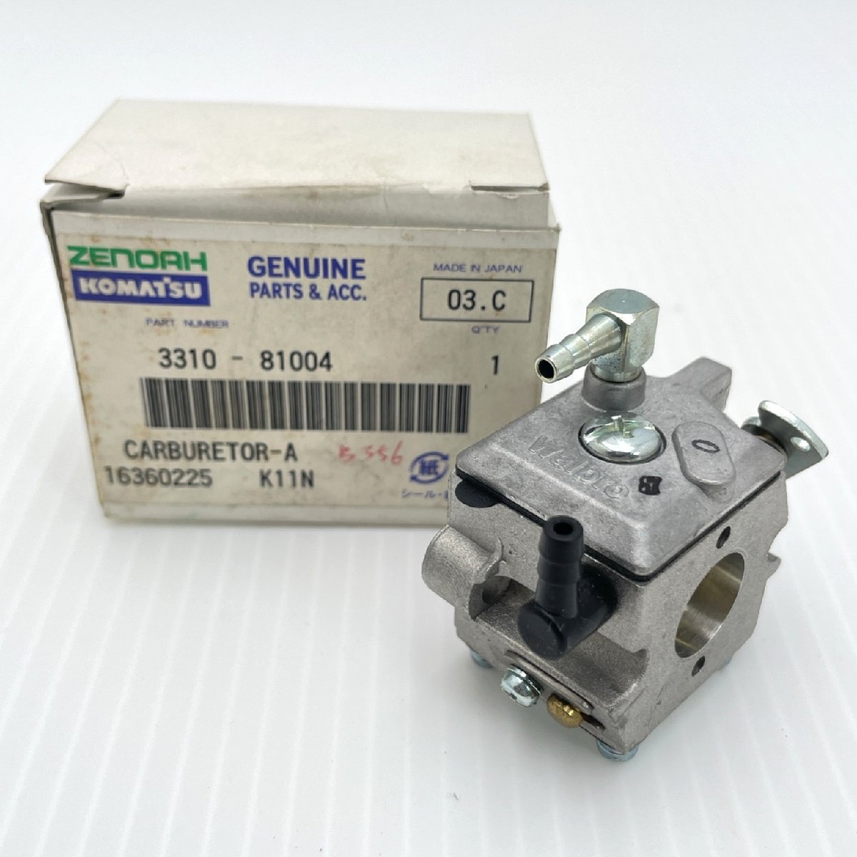ゼノア Zenoah 刈払機用パーツ キャブレターアッセン K11N 3310-81004 Walbro 純正品 草刈機 パーツ コマツ 【道楽札幌】