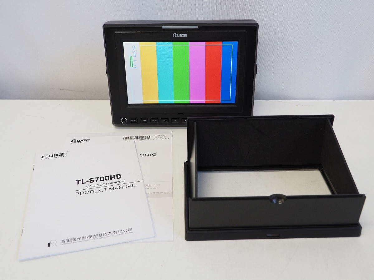 RUIGE ルイグ TL-S700HD 7型液晶 ビデオモニタ マルチフォーマット ビューファー *429278
