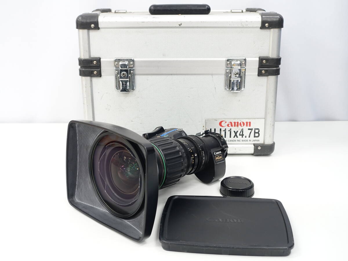 CANON キャノン HJ11x4.7B IRSD HDショートズームズームレンズ UVフィルター付き 撮影OK 訳あり *429068