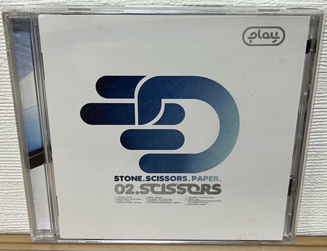 V.A. - STONE. SCISSORS. PAPER. 02.SCISSORS 中古CD 2001 PLAY dj spooky luke vibert mighty math quante jubila dj khuv bongoloid