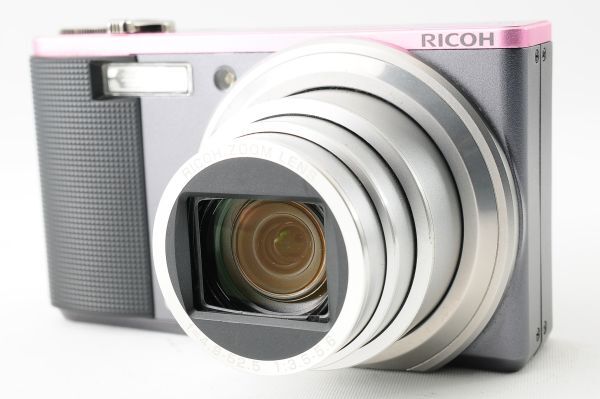12【動作品】RICOH リコー CX2 コンパクトデジタルカメラ Pink Silver シルバーピンク