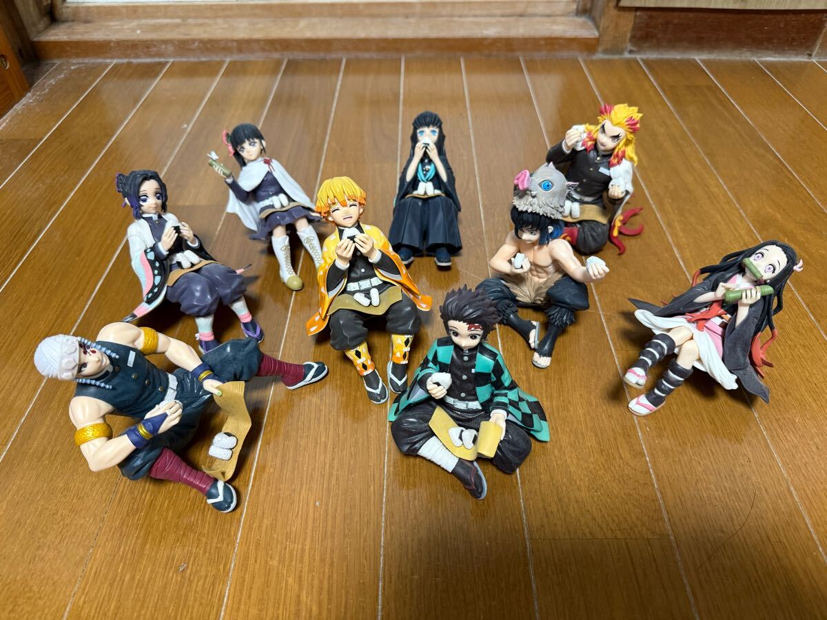 鬼滅の刃　おにぎり　握り飯　フィギュア　まとめ　9体　中古品　その他　インテリア　アンティーク