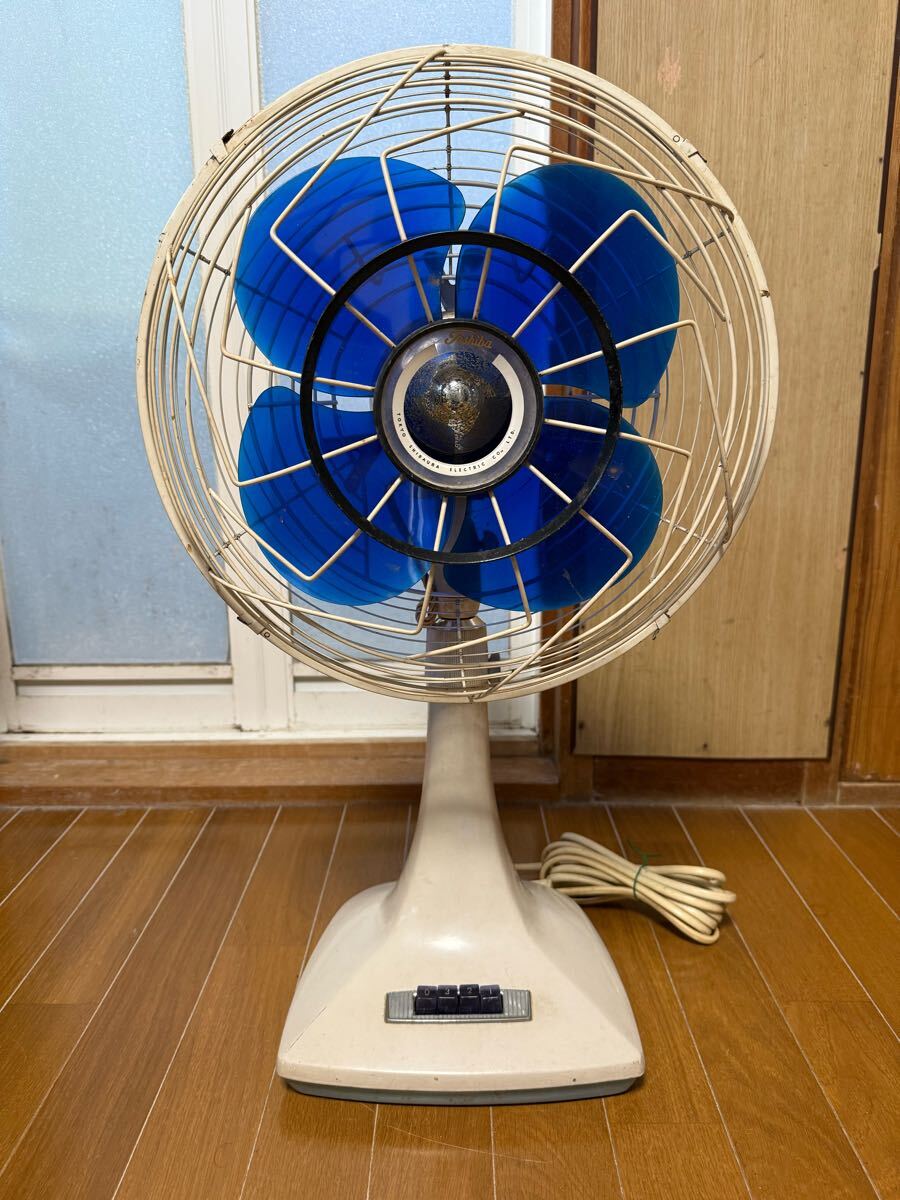 東芝　扇風機　HL形　当時物　 昭和　レトロ　 家電　アンティーク　インテリア　動作品　中古品　空調　冷暖房　その他