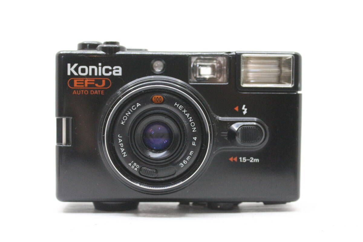 ★良品★KONICA コニカ EFJ AUTO DATE 36mm F4 コンパクトフィルムカメラ！！ 動作品！ OK8233